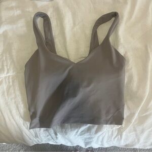 lululemon align tank in mauve grey Sports Bra